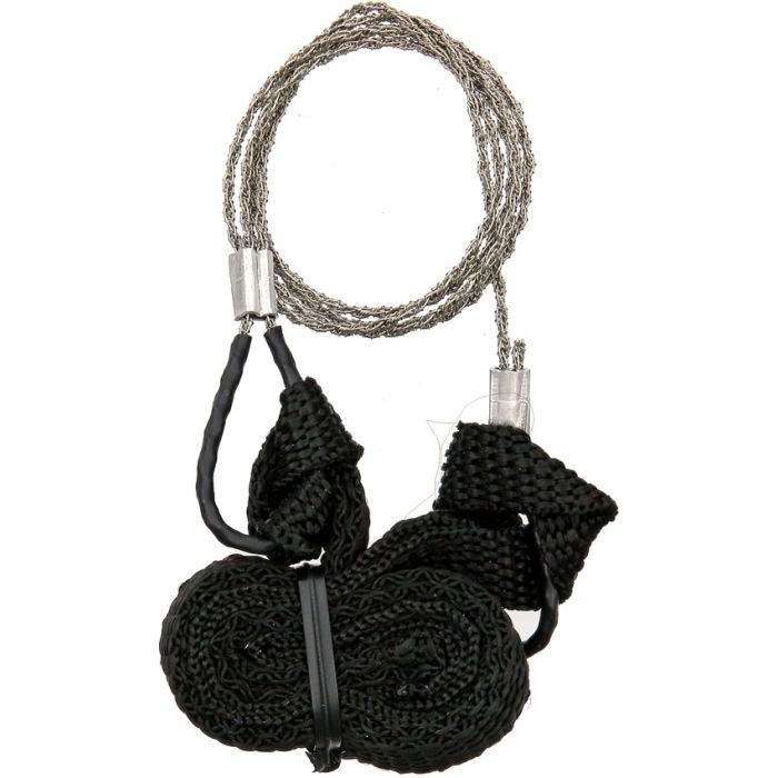 Bushcraft lightweight commando wire saw with wrist straps