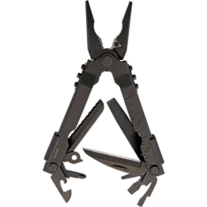 Gerber MP600 black needlenose multi-tool with coyote tan nylon sheath